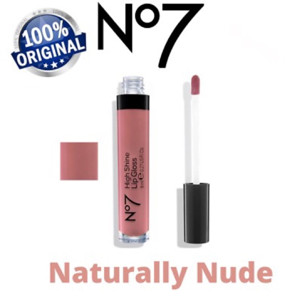 No7 High Shine Lip Gloss in Naturally Nude